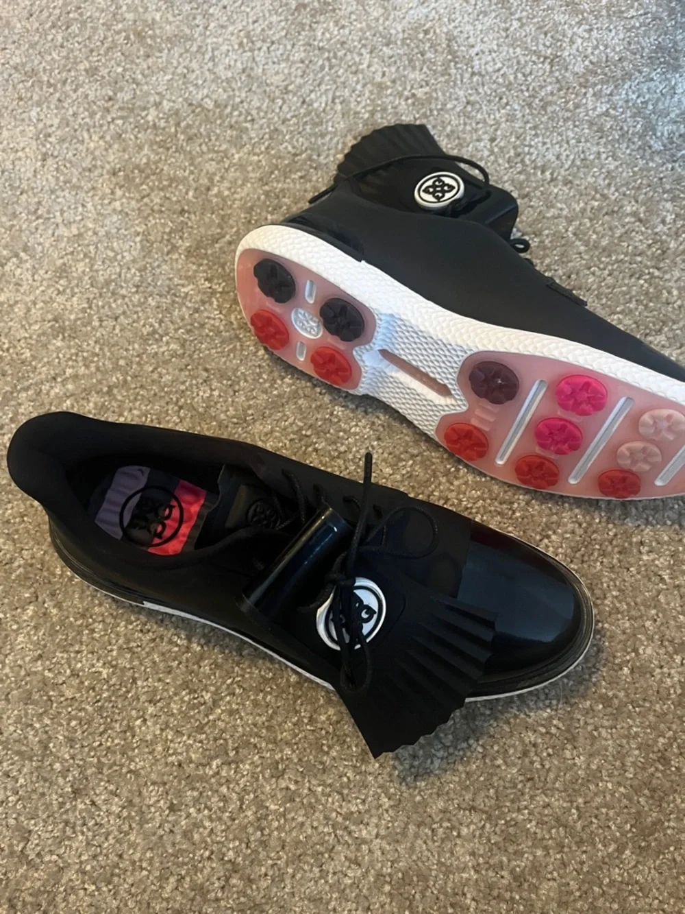 BRAND NEW Gfore Black Patent Leather Golf Shoes - Picture 4 of 5